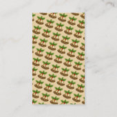 フェスティバルミストレトーベルクリスマスパーティーチケット エンクロージャーカード (裏面)