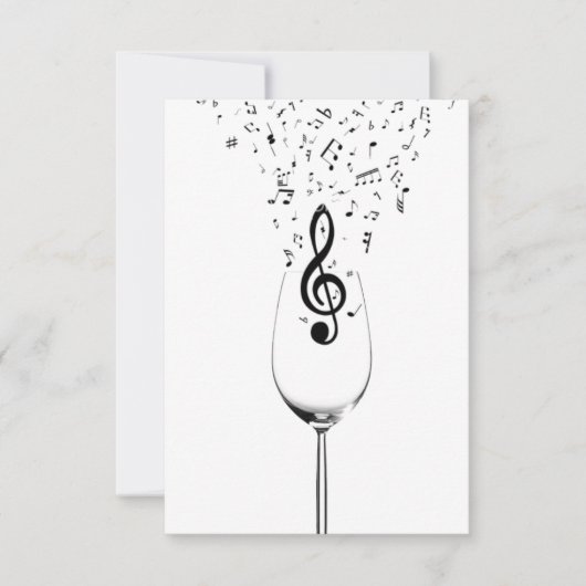 フェスティバルミュージックコンサートシックVIP招待状 招待状 (正面)