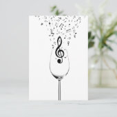 フェスティバルミュージックコンサートシックVIP招待状 招待状 (スタンド正面)