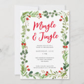 フェスティバルミングル&ジンルボタニカルクリスマスパーティー シーズンカード (正面)