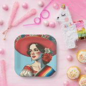 フェスティバルメキシカンフィエスタパーティーの好意 ペーパープレート (パーティー)