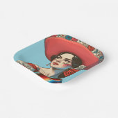 フェスティバルメキシカンフィエスタパーティーの好意 ペーパープレート (傾斜あり)