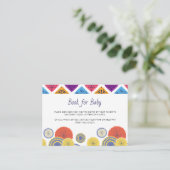 フェスティバルメキシコの紙ファンサボテンの本ベビー エンクロージャーカード (スタンド正面)