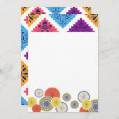 フェスティバルメキシコ紙ファンカ空白のード 招待状 (正面/裏面)