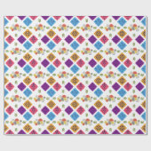 フェスティバルメキシコ紙ファンサボテン包装紙 ラッピングペーパー (フラット)