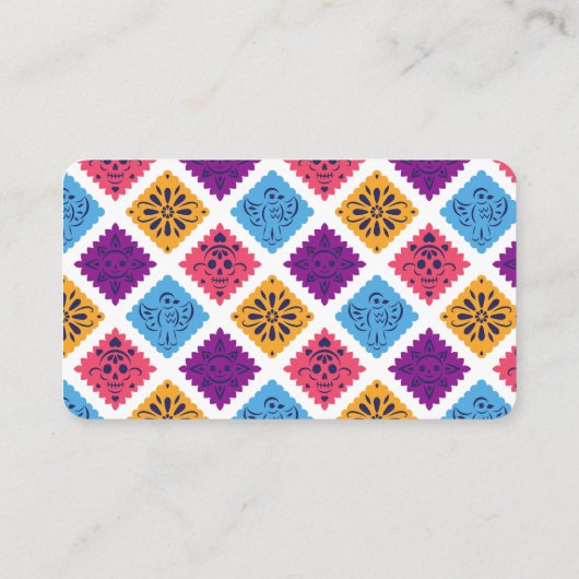 フェスティバルメキシコ紙ファンサボテン表示シャワー エンクロージャーカード (裏面)