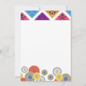 フェスティバルメキシコ紙ファンサボテン2歳の誕生日 招待状 (裏面)