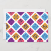 フェスティバルメキシコ紙ファンフォトキッドサンキューカード 招待状 (裏面)