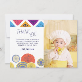 フェスティバルメキシコ紙ファンフォトキッドサンキューカード 招待状