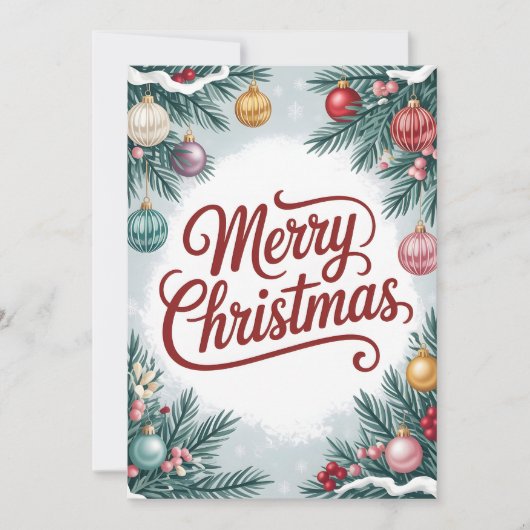 フェスティバルメリークリスマスカード カード (正面)
