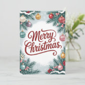 フェスティバルメリークリスマスカード カード (スタンド正面)