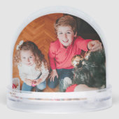 フェスティバルメリークリスマススクリプトフォトスノーグローブ (裏面)