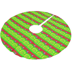 フェスティバルメリークリスマスストーリーツリースカート ブラッシュドポリエステルツリースカート