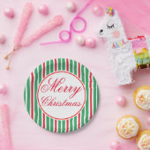 フェスティバルメリークリスマスディナーパーティー紙プレート ペーパープレート (パーティー)