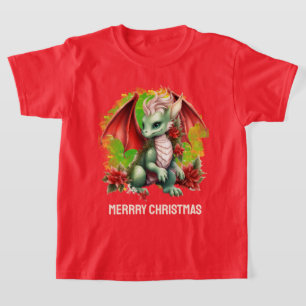 フェスティバルメリークリスマスドラゴン追加 Tシャツ