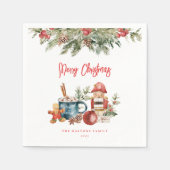 フェスティバルメリークリスマスパーティー スタンダードカクテルナプキン (正面)