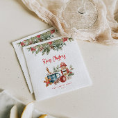 フェスティバルメリークリスマスパーティー スタンダードカクテルナプキン