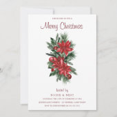 フェスティバルメリークリスマスパーティー 招待状 (正面)