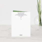 フェスティバルメリークリスマスフールグリーティングカード シーズンカード (裏面)