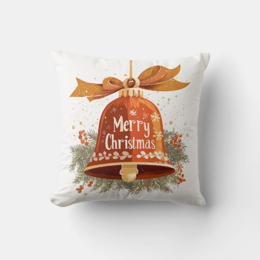 フェスティバルメリークリスマスベル装飾用クッション クッション (正面)
