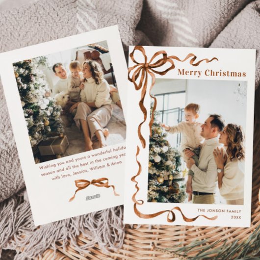 フェスティバルメリークリスマスボホリボン2写真 シーズンカード