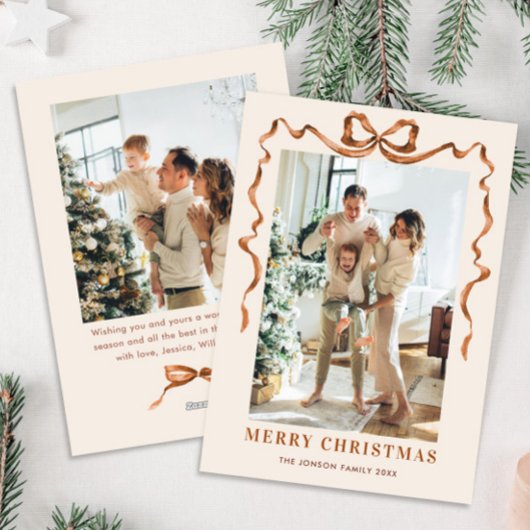 フェスティバルメリークリスマスボホリボン2写真 シーズンカード