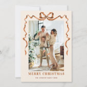 フェスティバルメリークリスマスボホリボン2写真 シーズンカード (正面)
