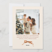 フェスティバルメリークリスマスボホリボン2写真 シーズンカード (裏面)