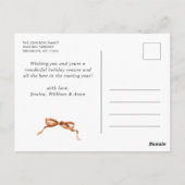 フェスティバルメリークリスマスボホリボン2写真 ポストカード (裏面)