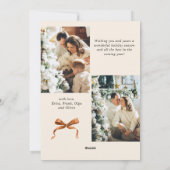 フェスティバルメリークリスマスボホリボン3写真 シーズンカード (裏面)