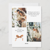 フェスティバルメリークリスマスボホリボン3写真 シーズンカード (裏面)