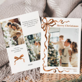 フェスティバルメリークリスマスボホリボン3写真 シーズンカード