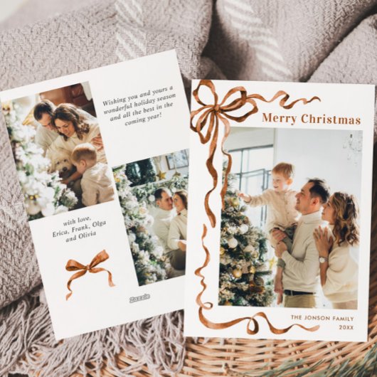 フェスティバルメリークリスマスボホリボン3写真 シーズンカード