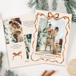 フェスティバルメリークリスマスボホリボン3写真 シーズンカード