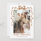 フェスティバルメリークリスマスボホリボン5写真 シーズンカード (正面)