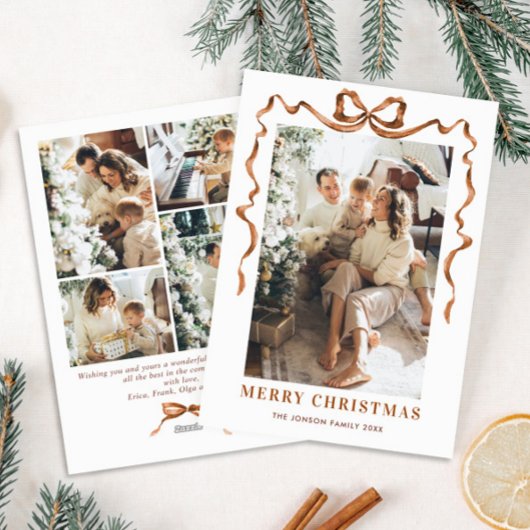 フェスティバルメリークリスマスボホリボン5写真 シーズンカード