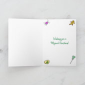 フェスティバルメリークリスマス小妖精や小人 カード (内部)