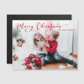 フェスティバルメリークリスマス書道写真 (正面/裏面)