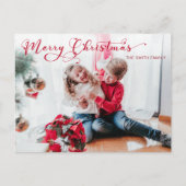 フェスティバルメリークリスマス書道写真 シーズンポストカード