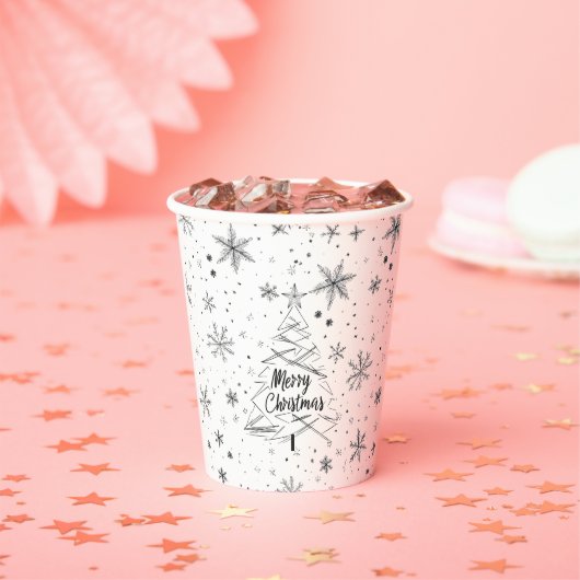 フェスティバルメリークリスマス紙カップ 紙コップ (インサイチュ)