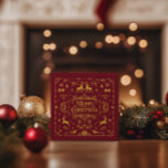 フェスティバルメリークリスマス赤クラシック フェイバーボックス<br><div class="desc">祝フェスティバルの季節は、美しい金ゴールドデザインで飾らエレガントれたこの赤いクリスマスの好意ボックスで。トナカイ、雪の結晶、フェスティバルリボンを使用し、贈り物に暖かさと休日の精神のtouchを追加するのに最適なボックス。小さなお菓子、キャンディー、または好意に理想的な、それは魅力的あなたの休日の驚きを提示する方法である。</div>