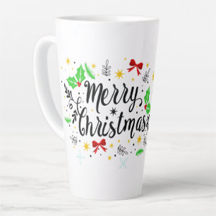 フェスティバルメリークリスマス カフェラテマグ