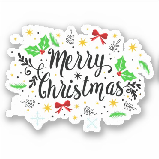 フェスティバルメリークリスマス シール (正面)