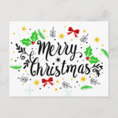 フェスティバルメリークリスマス ポストカード (正面)