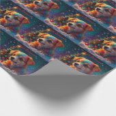 フェスティバルメリークリスマス ラッピングペーパー (角)