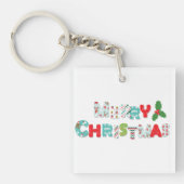 フェスティバルメリークリスマス |休日 キーホルダー (正面)