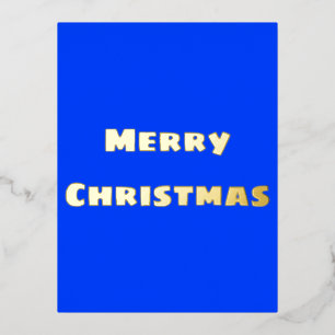 フェスティバルメリークリスマス 箔シーズンポストカード