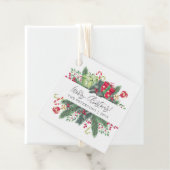 フェスティバルメリーパーソナライズされたクリスマスの装飾品 フェイバータグ (インサイチュ)