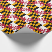 フェスティバルメリーランド州旗 ラッピングペーパー (角)