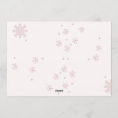 フェスティバルメリーリトルクリスマス誕生写真 シーズンカード (裏面)